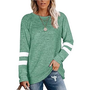 Haute Edition Women's Varsity Stripe Slouchy Tee - 1 of 1
