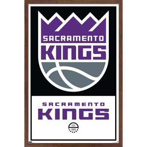 Trends International NBA Sacramento Kings - Logo 21 Framed Wall Poster Prints - 1 of 4