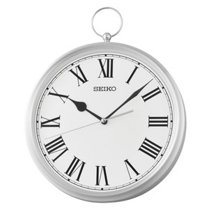 Seiko QXA850ALH Traditional Wall Clock, Silver-Tone - 1 of 4