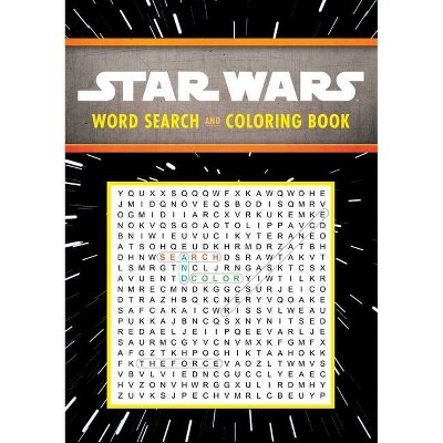 Star Wars: Word Search and Coloring Book - by  Editors of Thunder Bay Press (Paperback)