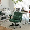 KTMBDW Classic Velvet Padded Mid-Back Height Adjustable Office Computer Desk Chair with Armrest - 4 of 4