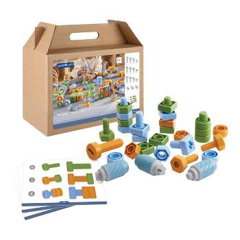 Kaplan Early Learning Twisty Tools - Nuts and Bolts Set - 84 Pieces