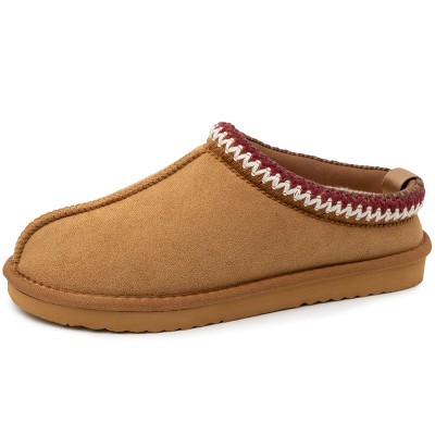 Alpine Swiss Haley Womens Fuzzy Slippers Warm Faux Fur Slip On House Shoes Indoor Outdoor Mini Boots Cozy Clog Winter Slipper