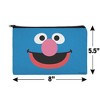 Sesame Street Grover Face Makeup Cosmetic Bag Organizer Pouch - 4 of 4
