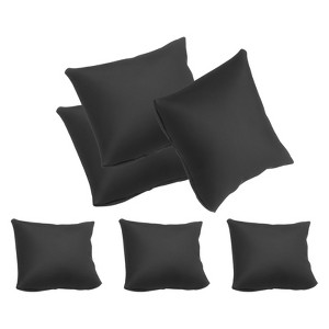 Unique Bargains Jewelry Storage Display PU Leather Watch Bracelet Necklace Pillows 3.5"x3.1" 6 Pcs - 1 of 4