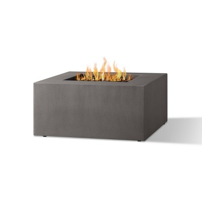 Caraga Casual Square Natural Gas Fire Table Carbon - Jensen Co.