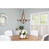 Shire 5-Light Rustic Black Chandelier - 2 of 4