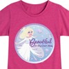 Girls' - Frozen - Elsa Beautiful In My Own Way Fitted Short Sleeve Graphic T-Shirt - 2 of 4