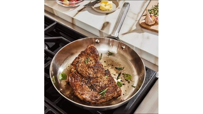 Caraway Home 10.5&#34; Stainless Steel Fry Pan, 2 of 5, play video