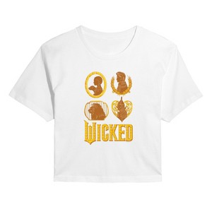 Women's - Wicked - Dorthy And Friends Logo Cropped Graphic T-Shirt - 1 of 4