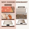 Itopfox 9-Piece Nonstick Baking Pans Set with Diamond Texture, Includes Cookie Sheet, Cake Pan, Roasting Pan, Muffin Tin, Gold - 4 of 4