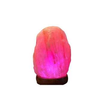 Natural Himalayan Salt USB Novelty Table Lamp Pink - Q&A Himalayan Salt