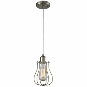 Muselet - 1 Light Cord Hung Mini Pendant In Industrial Style-9.5 Inches Tall and 5.5 Inches Wide - 1 of 1
