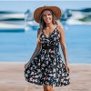 Women's Floral Print Spaghetti Strap Midi Dress - Cupshe - 4 of 4