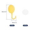 Unique Bargains Round Plastic Adhesive Removable Waterproof Wall Towel Hook 6 Pcs - 2 of 4