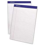 Ampad Perforated Writing Pad 8 1/2 x 11 3/4 White 50 Sheets Dozen. 20320