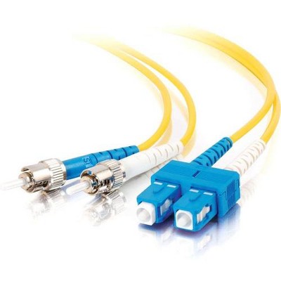 C2G-1m SC-ST 9/125 OS1 Duplex Singlemode PVC Fiber Optic Cable - Yellow - 1m SC-ST 9/125 Duplex Single Mode OS2 Fiber Cable - Yellow - 3ft