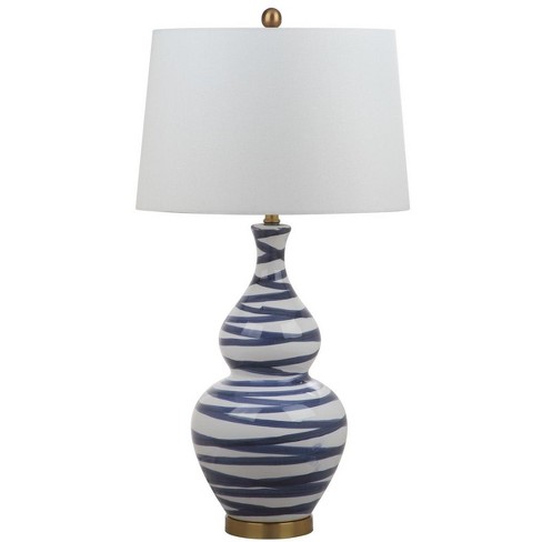 Aviana Table Lamp - White/Blue - Safavieh. - image 1 of 4