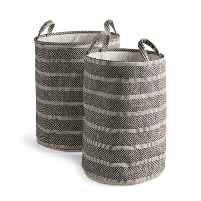 Plum & Post Marleigh Round Baskets, Set Of 2