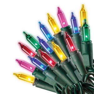 Celebrations Incandescent Mini Multicolored 100 ct String Christmas Lights 20 ft. (Case of 24) - 1 of 1