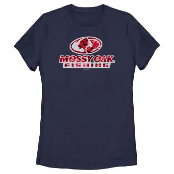 Women's Mossy Oak Patriotic Forest Logo T-shirt - Navy Blue - Small : Target