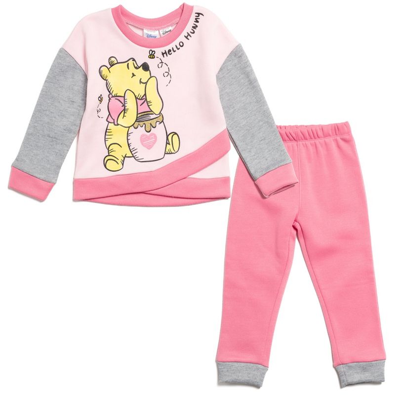 Disney Winnie the Pooh Fleece Sweatshirt and Pants Set Infant to Toddler , 1 of 7