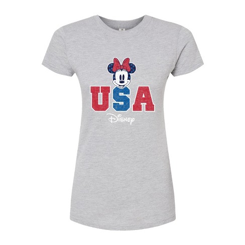 Women's - Disney - Minnie USA Juniors Fitted Graphic T-Shirt - image 1 of 3