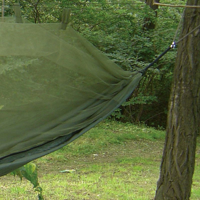 Snugpak Jungle Hammock with Mosquito Net, Lightweight Parachute Nylon, Includes 2 Steel Carabiners, Supports 400 Pounds, 4 of 7