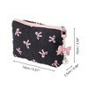 Unique Bargains Dumpling Bag with Pendant Bow Makeup Bag 1 Pc - 2 of 4