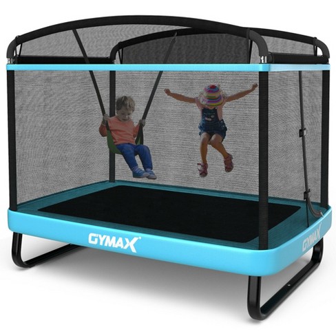 Costway 6ft Kids Recreational Trampoline W swing Safety Enclosure Indoor outdoor Target