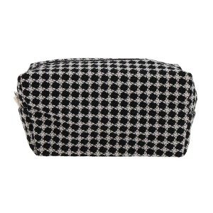 Unique Bargains 1 Pc Woven Pencil Case Braided Style Drawstring Makeup Bag for Vacation Knitting - 1 of 4