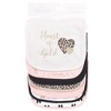 Little Treasure Baby Girl Cotton Bibs, Heart Of Gold, One Size - 2 of 4