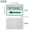 Unique Bargains Aluminum Reflective Rust Free Waterproof Left Arrow Entrance Sign 1 Pc - 2 of 4