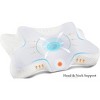 LISM Cervical Contour Neck Pillow for Pain Relief,Ergonomic Bed Pillows for Side Back Stomach Sleepers - 2 of 4