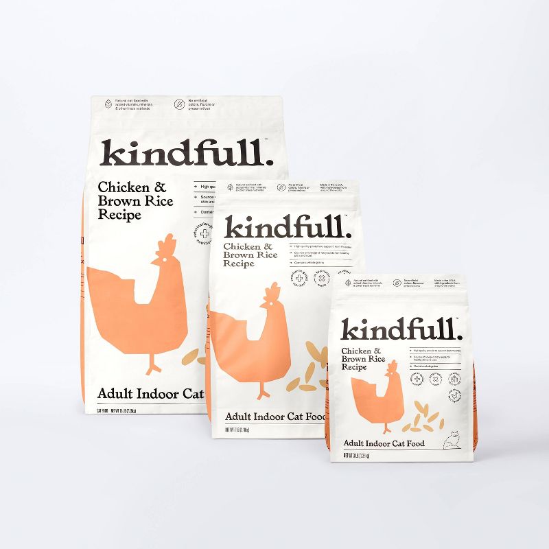 Chicken &#38; Brown Rice Recipe Adult Dry Cat Food - 16lbs - Kindfull&#8482;, 5 of 6