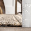 Nuloom Elenora Geometric 8x10 Wool Jute Indoor Area Rug for Dining Room Rug Neutral Rug Living Room Rug Kitchen, Natural/Ivory - 3 of 4