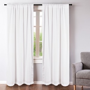 100% Linen  - Lined Curtain Panel - 2pk - Levtex Home - 1 of 3