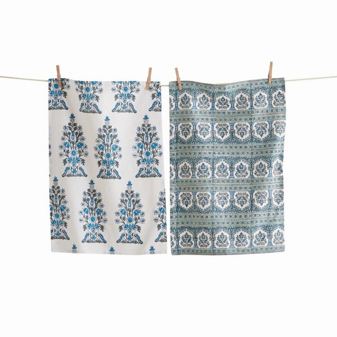 Tag Farmhouse Birds & Sprigs Dish Towel Set Of 2 : Target