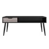 RealRooms Grafton Coffee Table, Black Oak - 4 of 4
