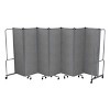 Hampden Furnishings Otis Collection Portable 7 Panel Room Divider - 3 of 4