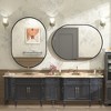 Apmir Oval High-Strength Tempered Glass and Aluminum Alloy Framed French Cleat Mounted Wall Decor Bathroom Vanity Mirror with 5-Year Warranty - 3 of 4