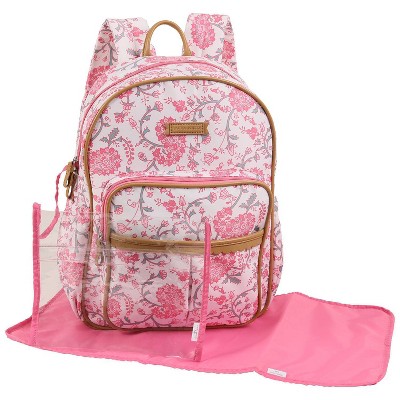 diaper backpack pink