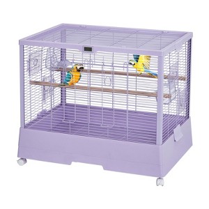 Jojoka Pet Bird Cage for Parakeets, Large Wrought Iron Cage with Rolling Stand, Detachable Tray, Feeding Boxes - 1 of 4