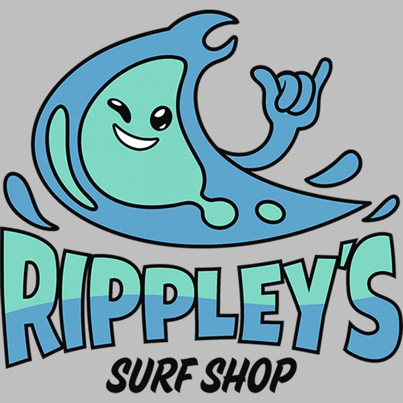Junior's Women Fortnite Rippley's Surf Shop T-Shirt, 2 of 5