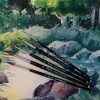 Creative Mark Rhapsody Kolinsky Sable Brushes for Professional Watercolorists- Round Precision Set of 4 Excellent Spring, Full Belly, Split-Proof - 4 of 4