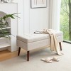 NicBex Modern Ottoman with Storage, Upholstered Bench with Tufted Stitching, Vanity Stool Storage Bench for Living Room, Entryway - 4 of 4