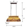 Chloe Lighting Serenity Victorian 3 Light Dark Bronze Island Pendant 28" Wide - 3 of 4