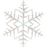 Northlight 16" White Lighted Snowflake Christmas Window Silhouette - image 2 of 3