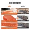 VEVOR Setup Blocks Woodworking Tools, 16-Piece, Precision Height Gauge Block Set, with Clearly Laser Engraved Size Markings and Storage Case, Orange - 4 of 4