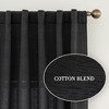 Awesome Home  Cotton Blend Light Filtering Back Tab Curtains (2 Panels) - 2 of 4